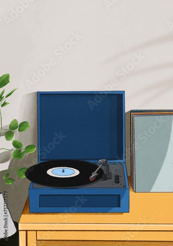 Vinyl object room