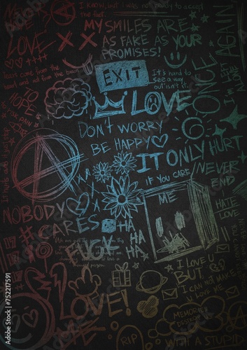 Wallpaper graffiti