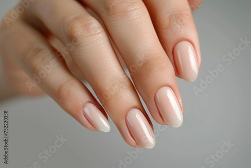 French manicure beautiful nails Generative AI