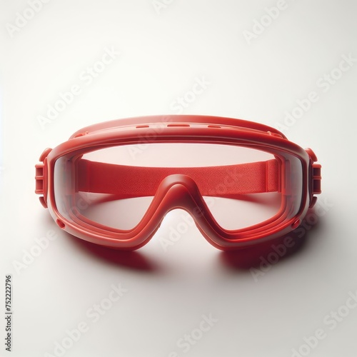 goggles for swim on white