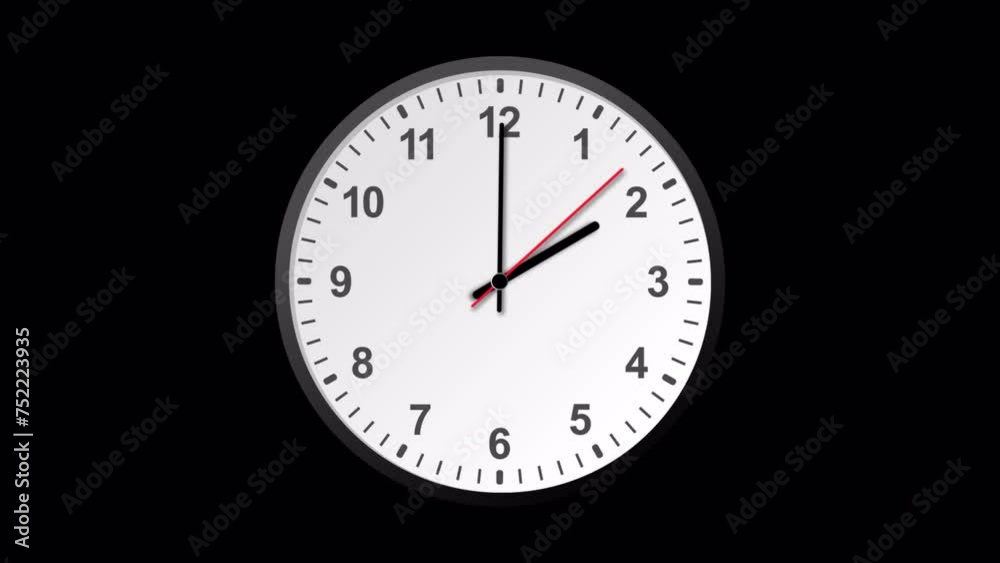 Analogue Wall Clock Timelapse Analogue Wall Clock Timelapse
