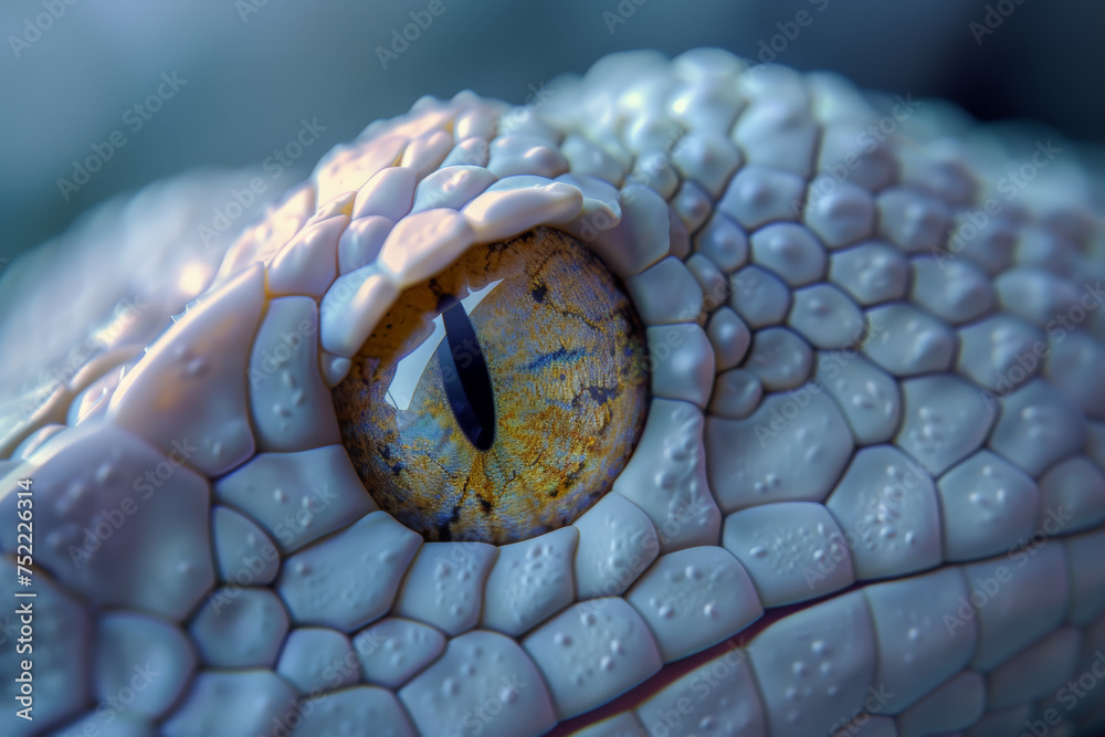 Fototapeta premium Extreme close up of snakes eye