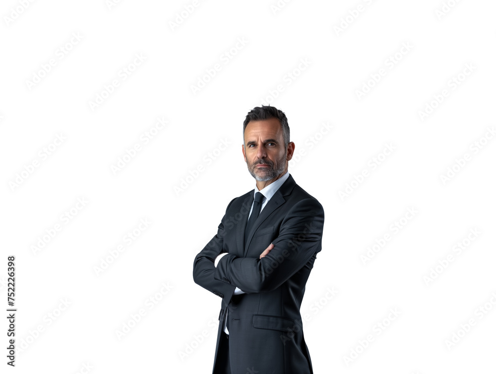 A business man wearing a suit.Trasparent background A business man wearing a suit.Trasparent background