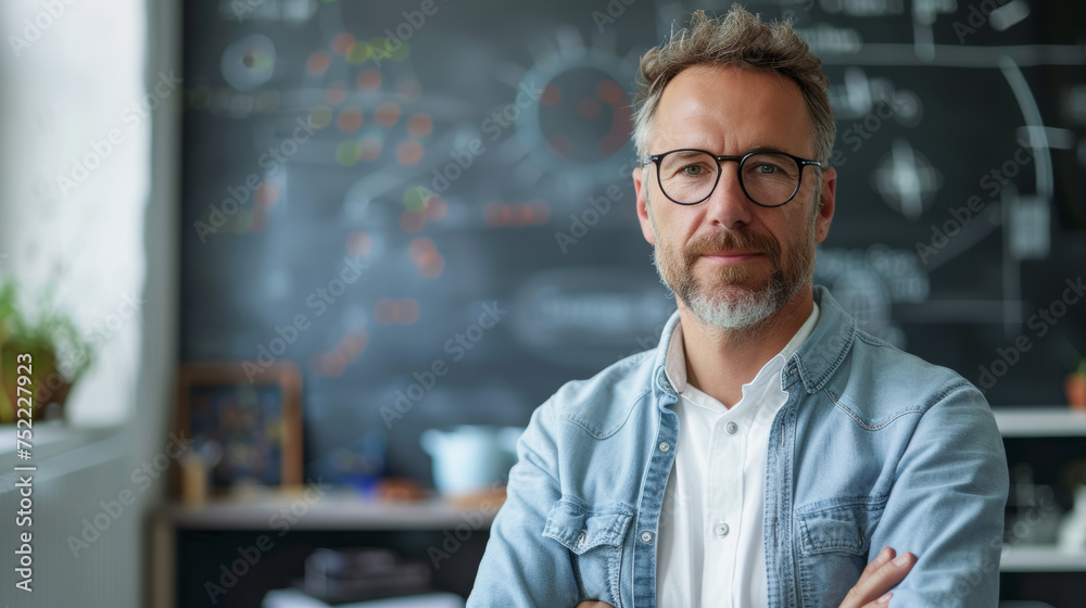 mathematician on white background mathematician on white background