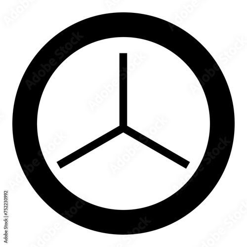 3D axis coordinate system measurement modeling space XYZ tridimensional icon in circle round black color vector illustration image solid outline style