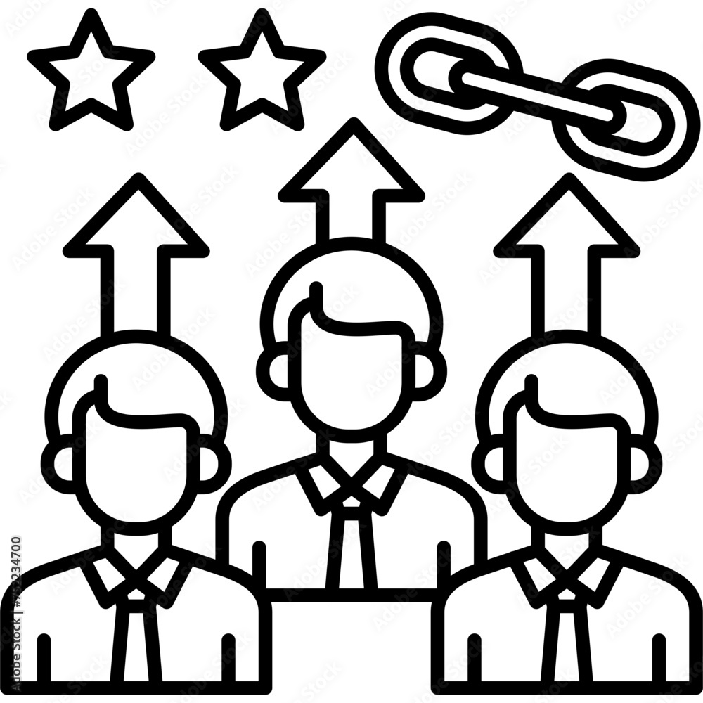 Obraz premium Team Spirit Icon