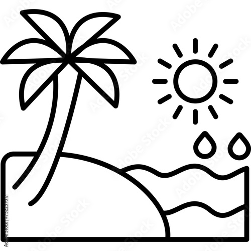 Beach  Icon