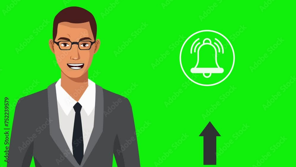 Abstract illustration financial businessman
isolated on green background motion. 4k Motion. Abstract illustration financial businessman
isolated on green background motion. 4k Motion.