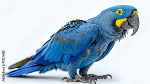 Parrot on white background