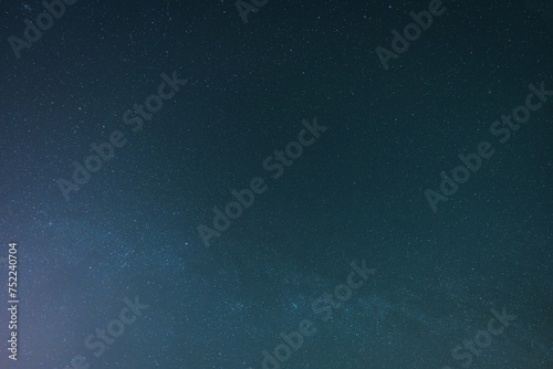 Night starry sky, photo texture on a wide-angle lens. © Dmitri