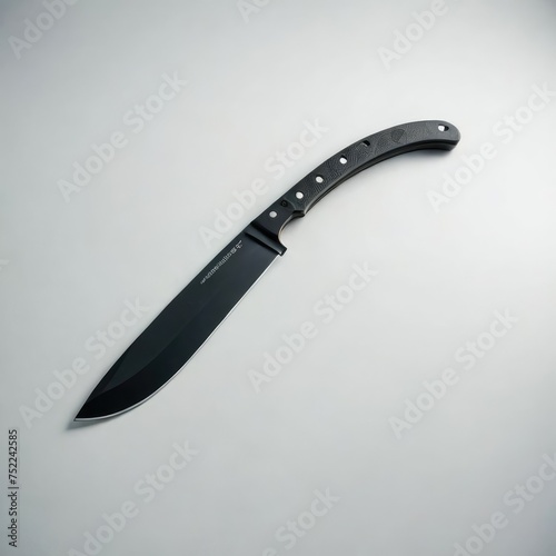 machete knife on a white background 