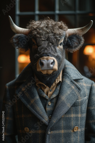 Bull Avatar in a Business Suit © Voysla