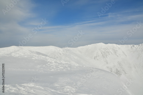 Mt Yotei Vulcano Crater in Winter Hokkaido Japan Ski Touring