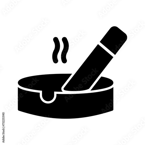 Ashtray Vector Icon