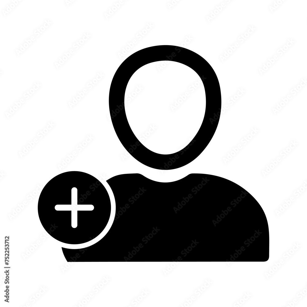 Create User Vector Icon Create User Vector Icon