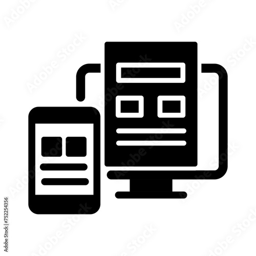 Adaptive Layout Vector Icon