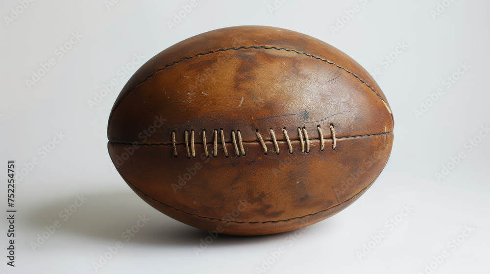 rugby ball on white background rugby ball on white background