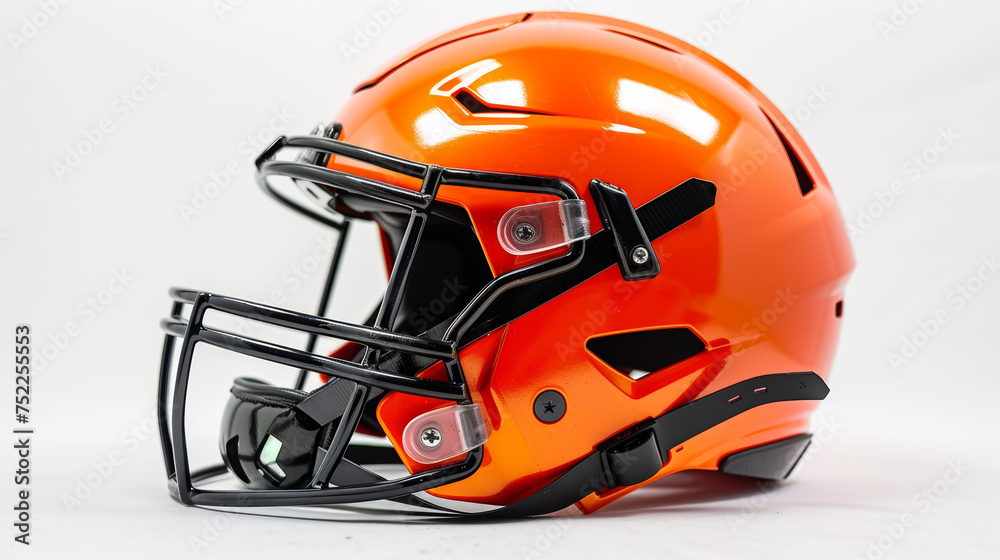 Rugby helmet on white background Rugby helmet on white background