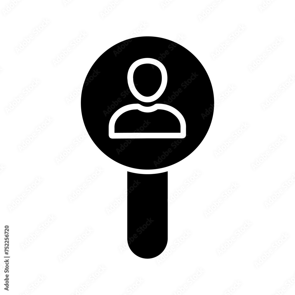Search User Vector Icon Search User Vector Icon