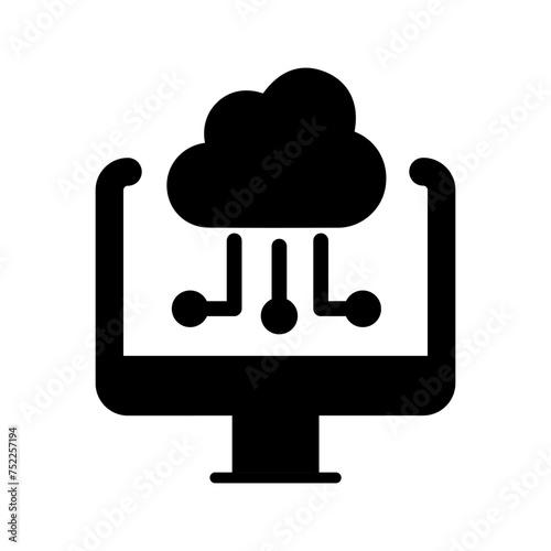 Cloud Computing Vector Icon