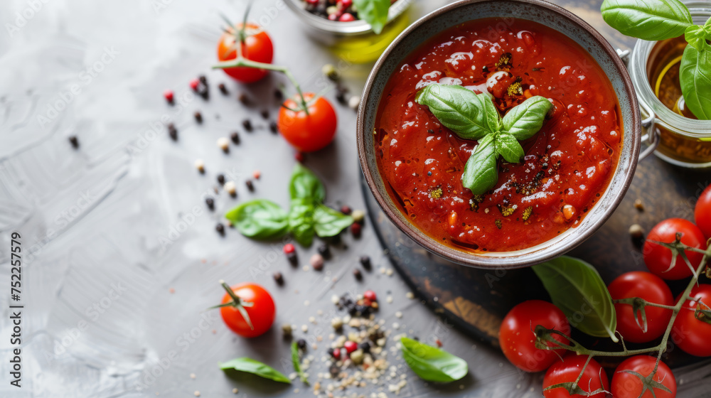 Sauce on white background Sauce on white background