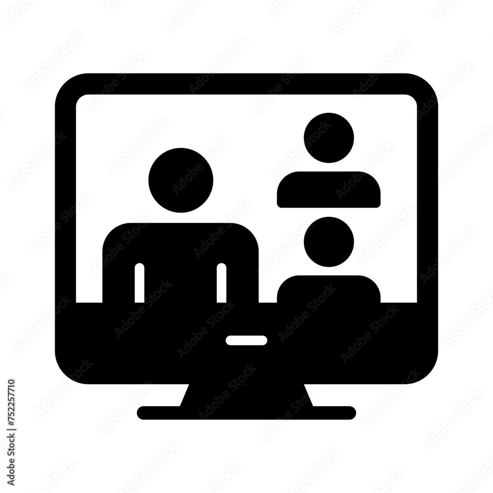 Videocall Vector Icon Videocall Vector Icon