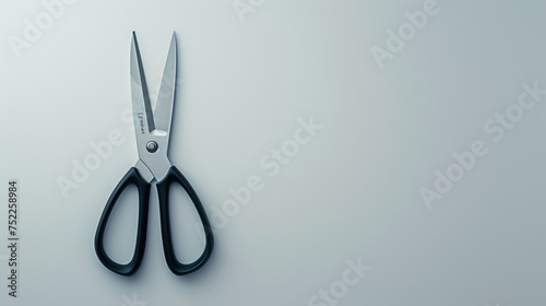 scissors on white background