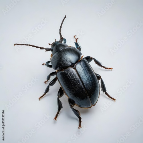 stag beetle isolated on white 