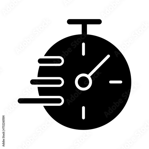 Flex Time Vector Icon