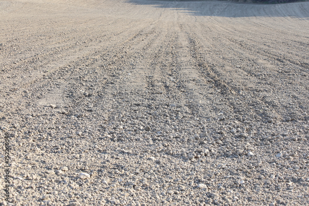 Agricultural field ploughed in spring. Arable land ready for the next cultivation season Agricultural field ploughed in spring. Arable land ready for the next cultivation season