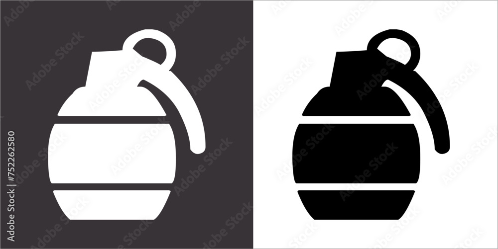Illustration vector graphics of Bomb icon Illustration vector graphics of Bomb icon