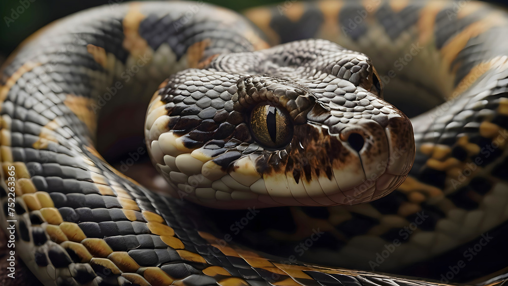 Fototapeta premium Stunning And Dangerous Snake