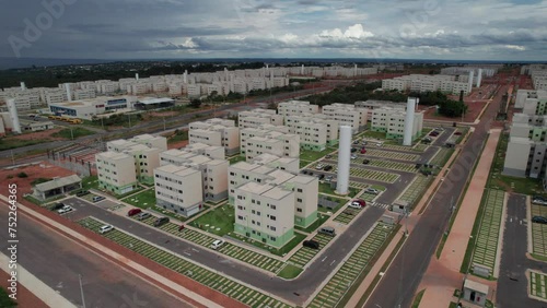 Predios do Condominio Residencial no Itapoã - Brasilia DF photo