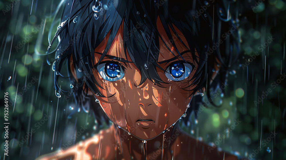 anime character is crying anime character is crying