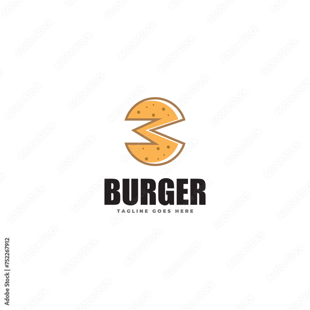 Burger logo icon vector template Burger logo icon vector template