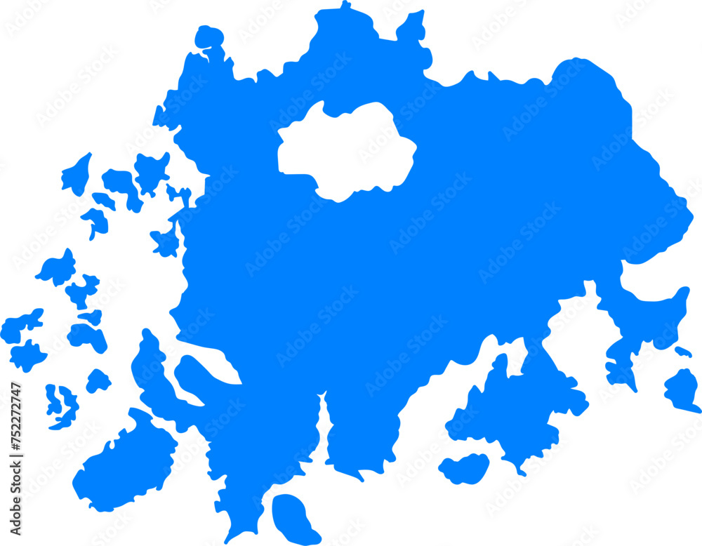 Obraz premium South Korea map