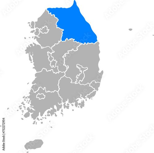 South Korea map