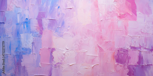 Abstract rough pink, blue and purple brush strokes background