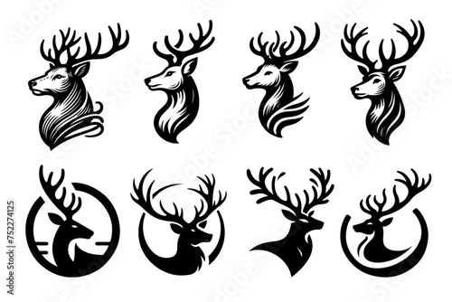 Deer head logo 