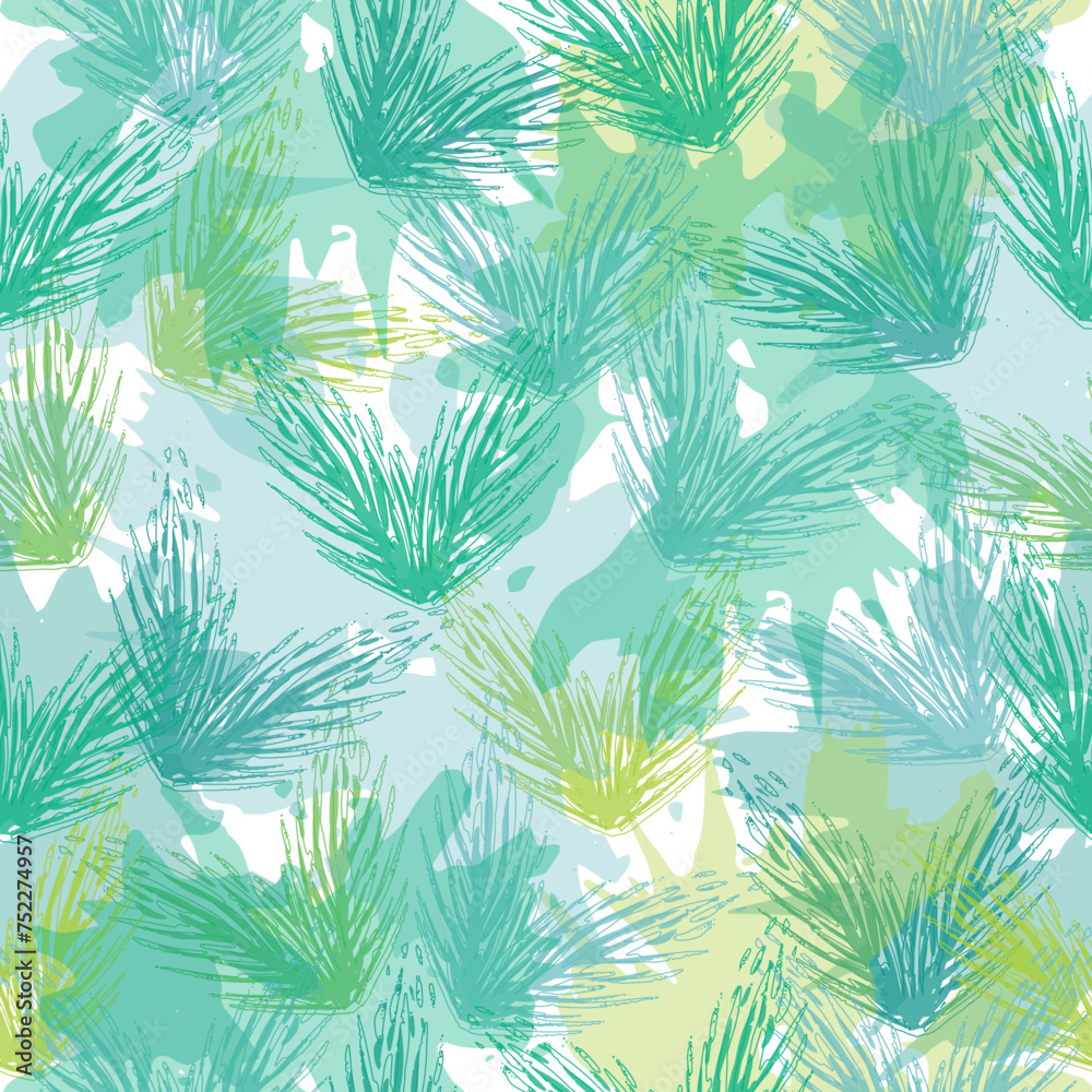 Seamless pattern. Multicolored hearts. Seamless pattern. Multicolored hearts.