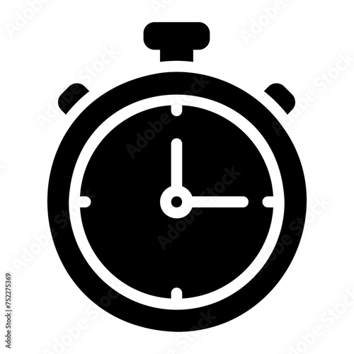 chronometer glyph icon