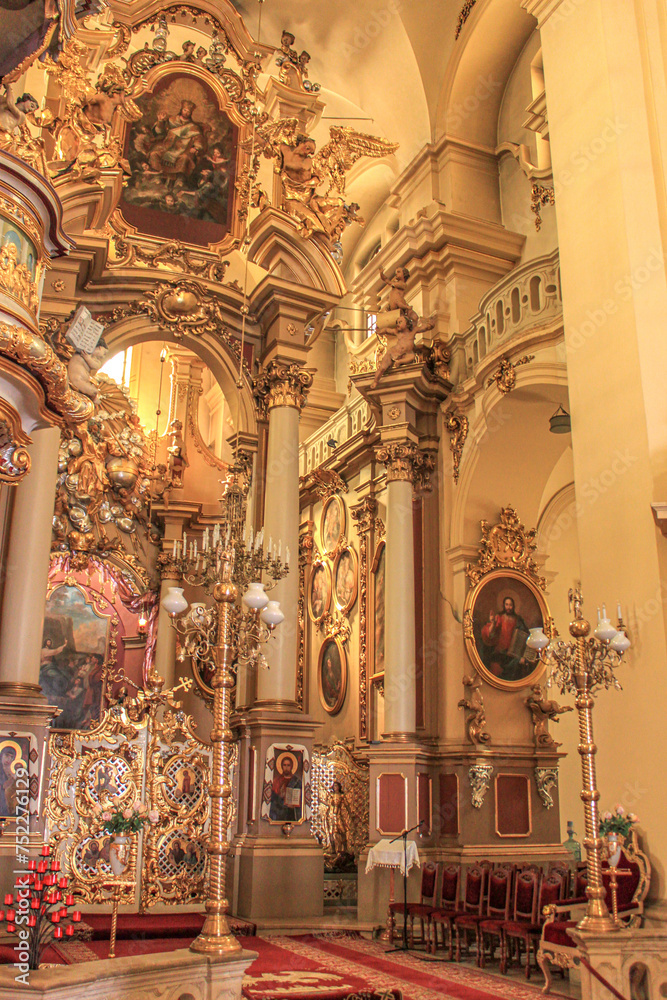 Ukraine Lviv. Buildings, landmarks, churches, cathedrals, monuments