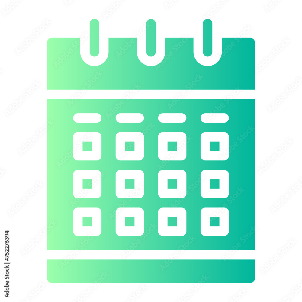 calendar gradient icon calendar gradient icon