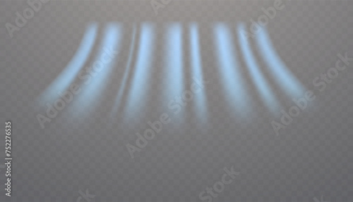 Wind air movement effect isolated on transparent background. Realistic vector symbol wind flows. Cold wind blowing on transparent background	
