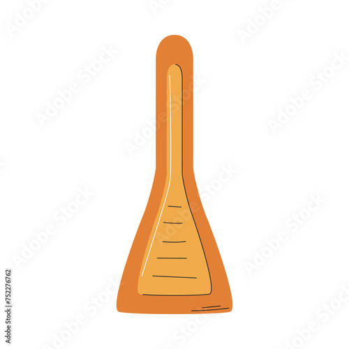 Flea drops for pets. A preventive remedy for pet care. A flat vector illustration isolated on a white background.