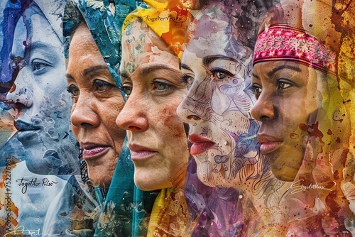 Montage of Women from Diverse Cultures and Ages