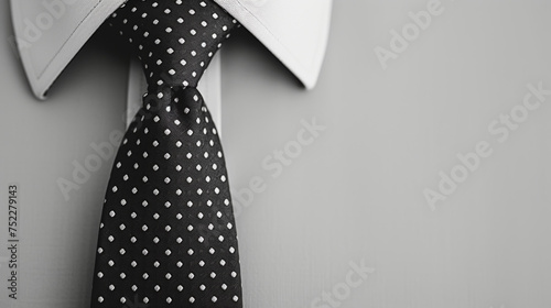 tie on white background