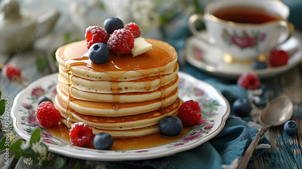 custom made wallpaper toronto digitalDelicious Pancake Stack