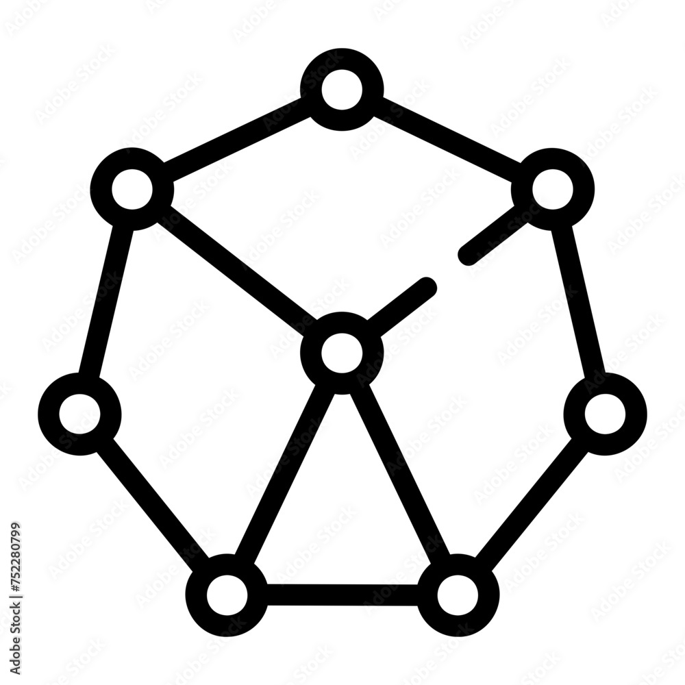 geometry outline icon geometry outline icon