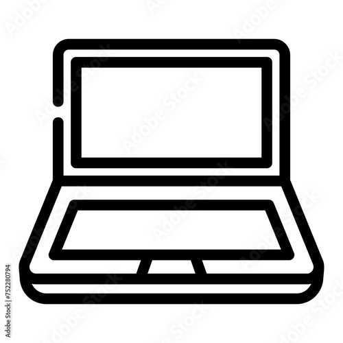 laptop outline icon